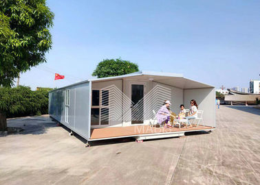 Ognioodporny niski składany dom kontenerowy, mobilny mały dom do życia
