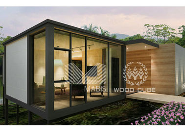 Dobrze zaprojektowane nowoczesne domy prefabrykowane Lekka stalowa rama 2 sypialnie Living Typ rezydencji