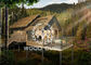 Prefabrykowany dom z drewna o konstrukcji stalowej, piękny prefabrykowany domek na drzewie dla hotelu