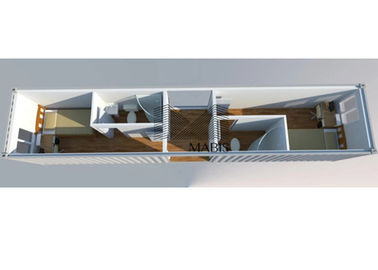 40ft Prefabrykowane domy kontenerowe z kuchnią Łazienka Kontener morski Dom Luksus
